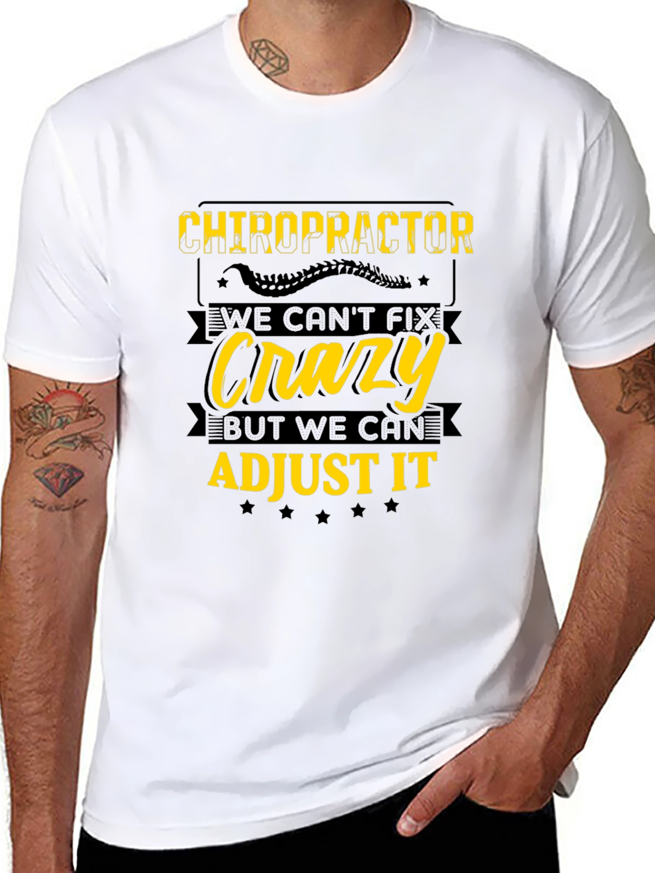 Chiropractor Crazy T-Shirt - Funny Adjustment Tee