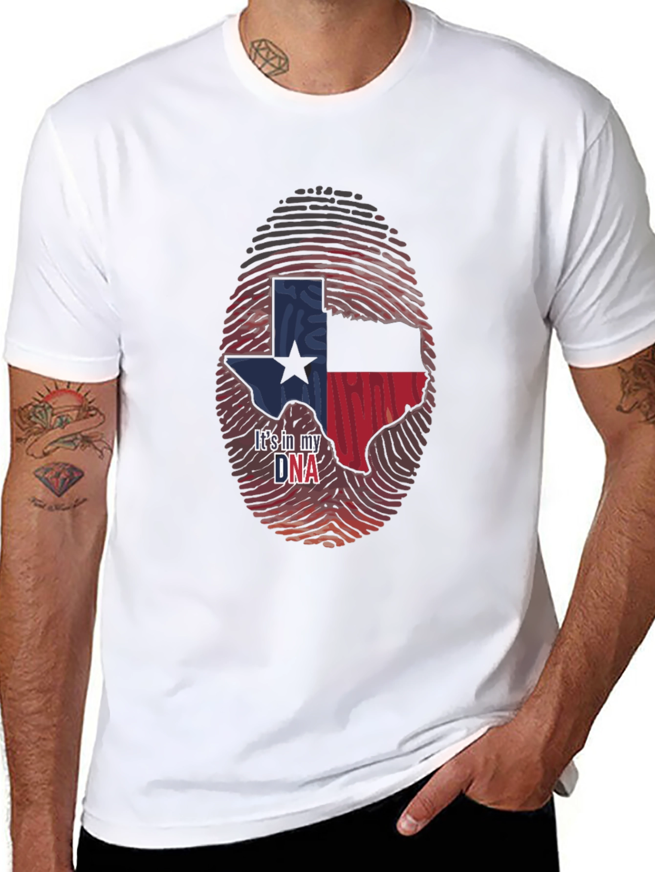 Texas DNA T-Shirt - Lone Star State Pride Tee