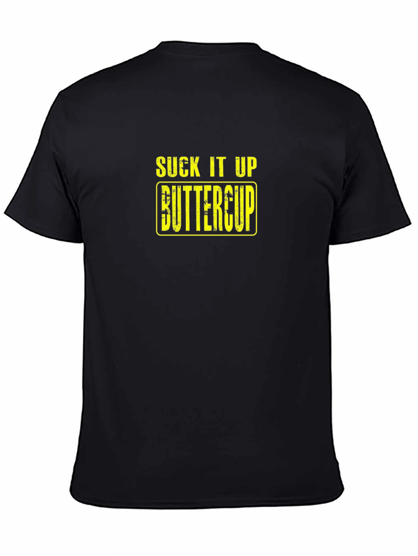 Suck It Up Buttercup Graphic T-Shirt - Black