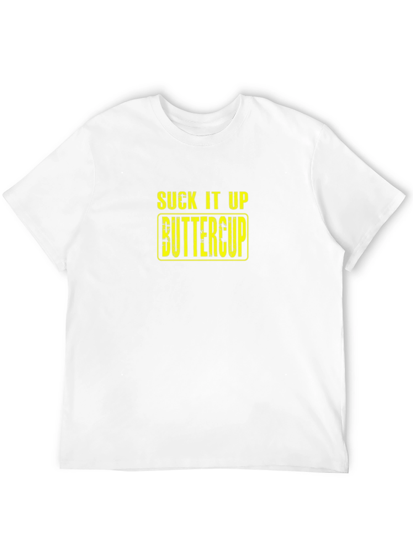 Suck It Up Buttercup Graphic T-Shirt - Black