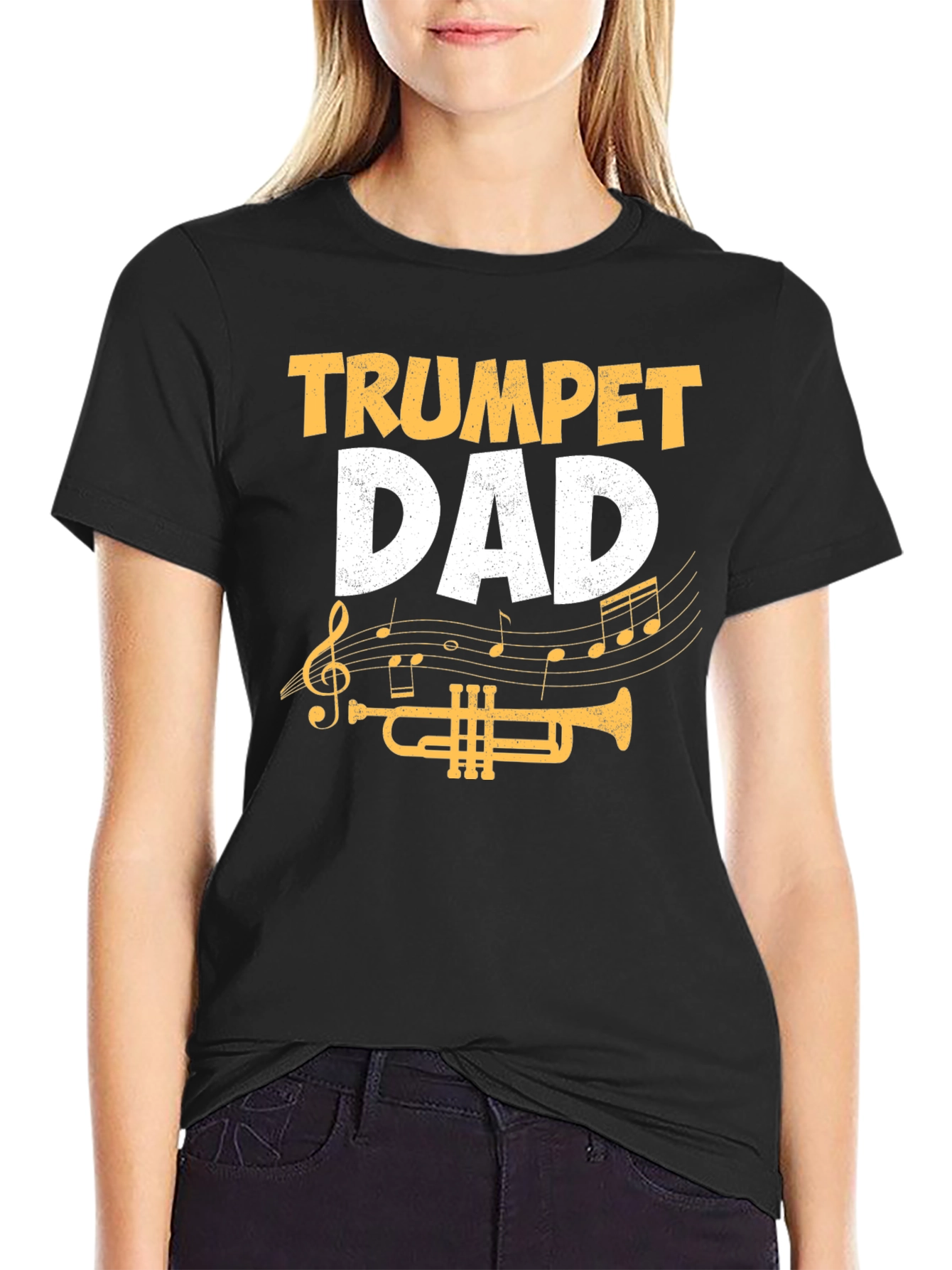 Trumpet Dad T-Shirt - Musical Father Tee