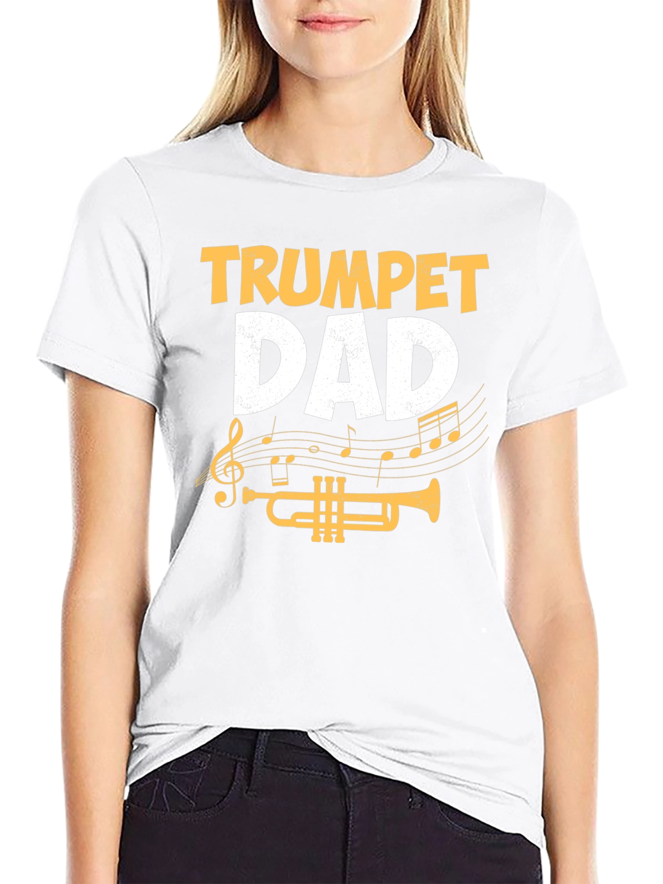 Trumpet Dad T-Shirt - Musical Father Tee