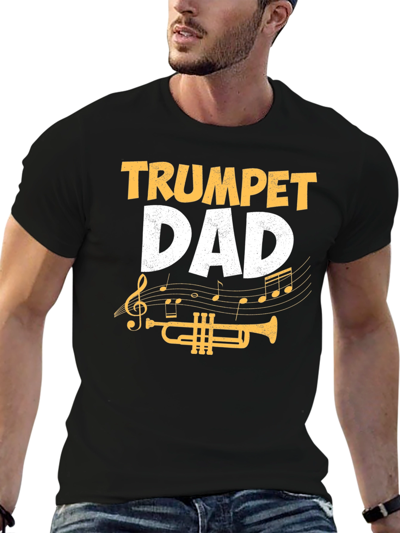 Trumpet Dad T-Shirt - Musical Father Tee