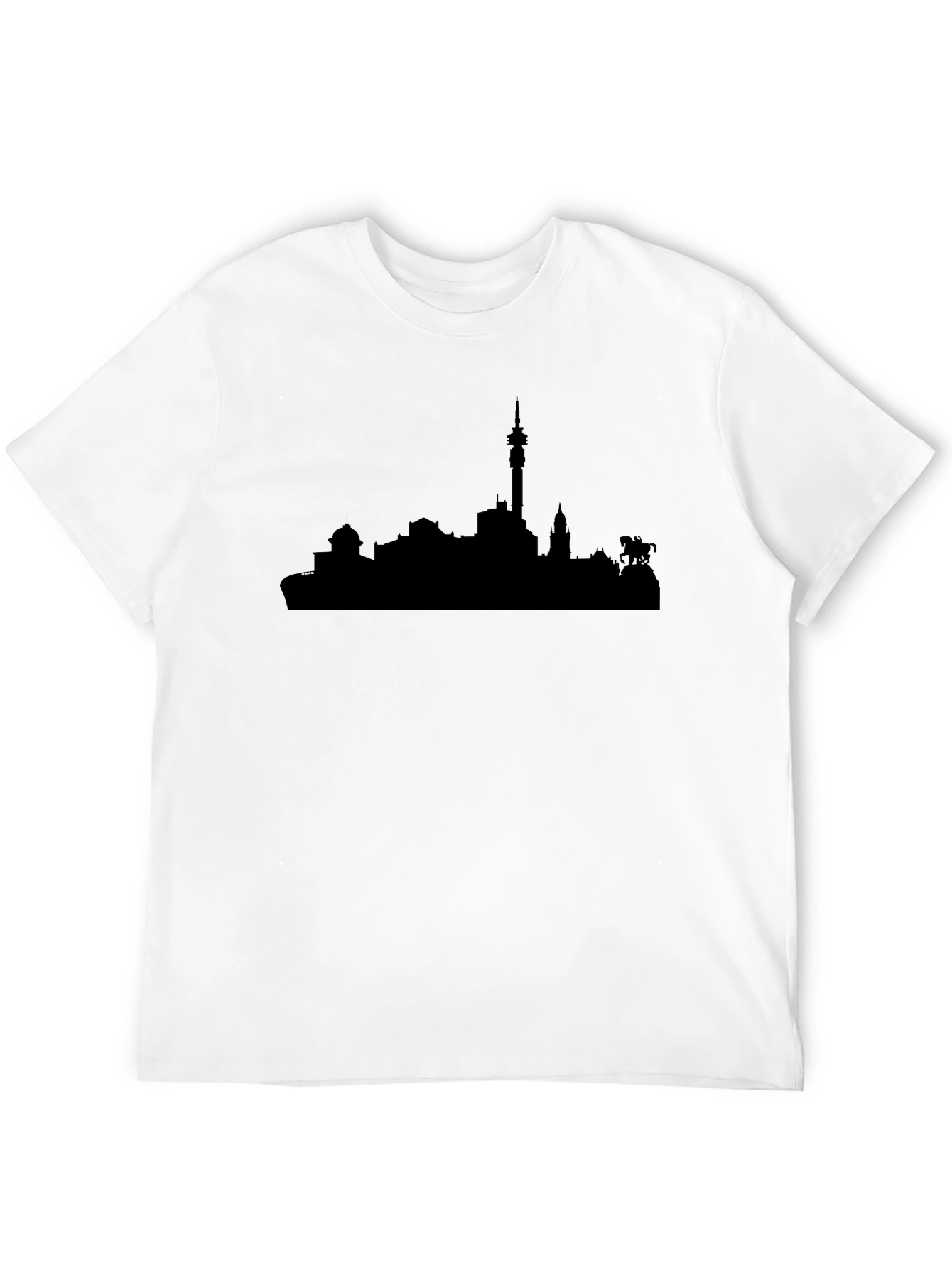Munich Skyline Black T-Shirt
