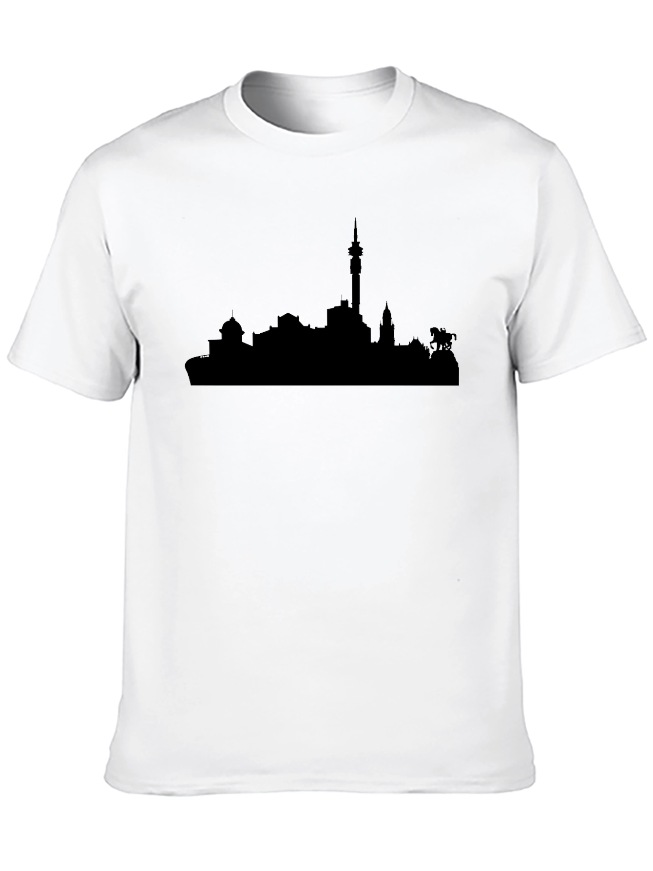 Munich Skyline Black T-Shirt