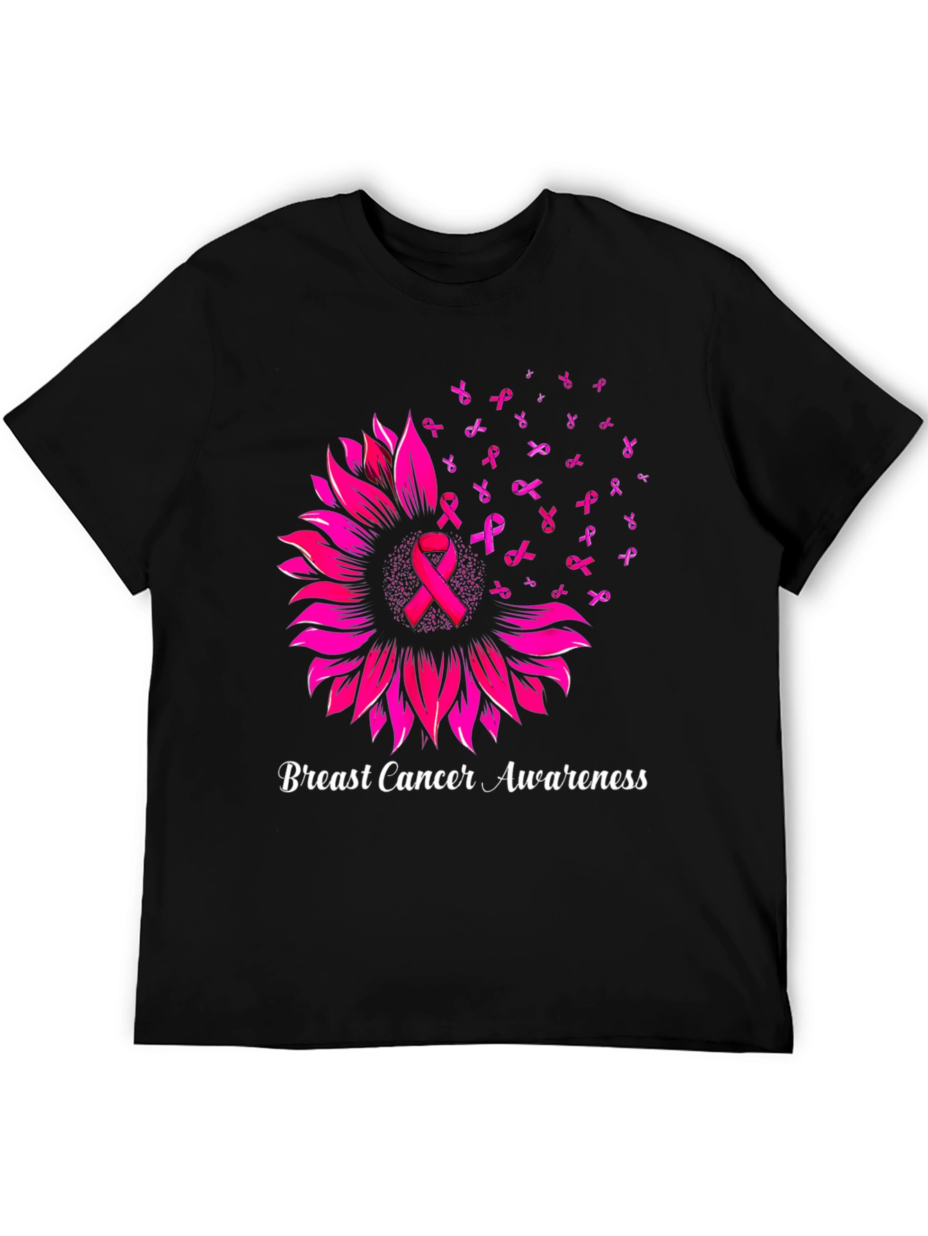 Breast Cancer Awareness Sunflower T-Shirt