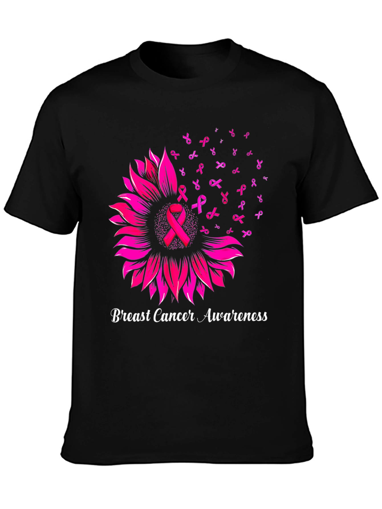 Breast Cancer Awareness Sunflower T-Shirt