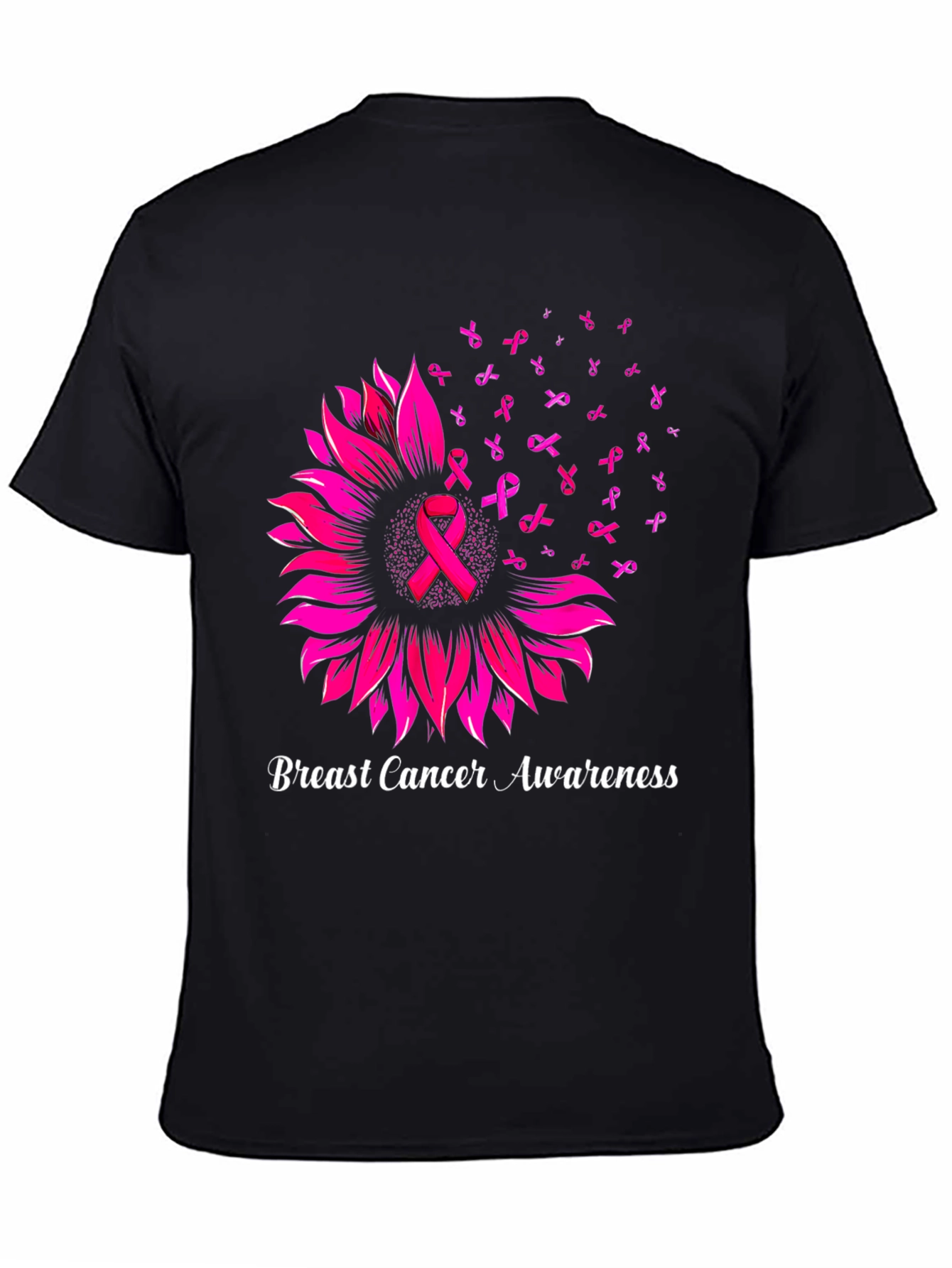 Breast Cancer Awareness Sunflower T-Shirt