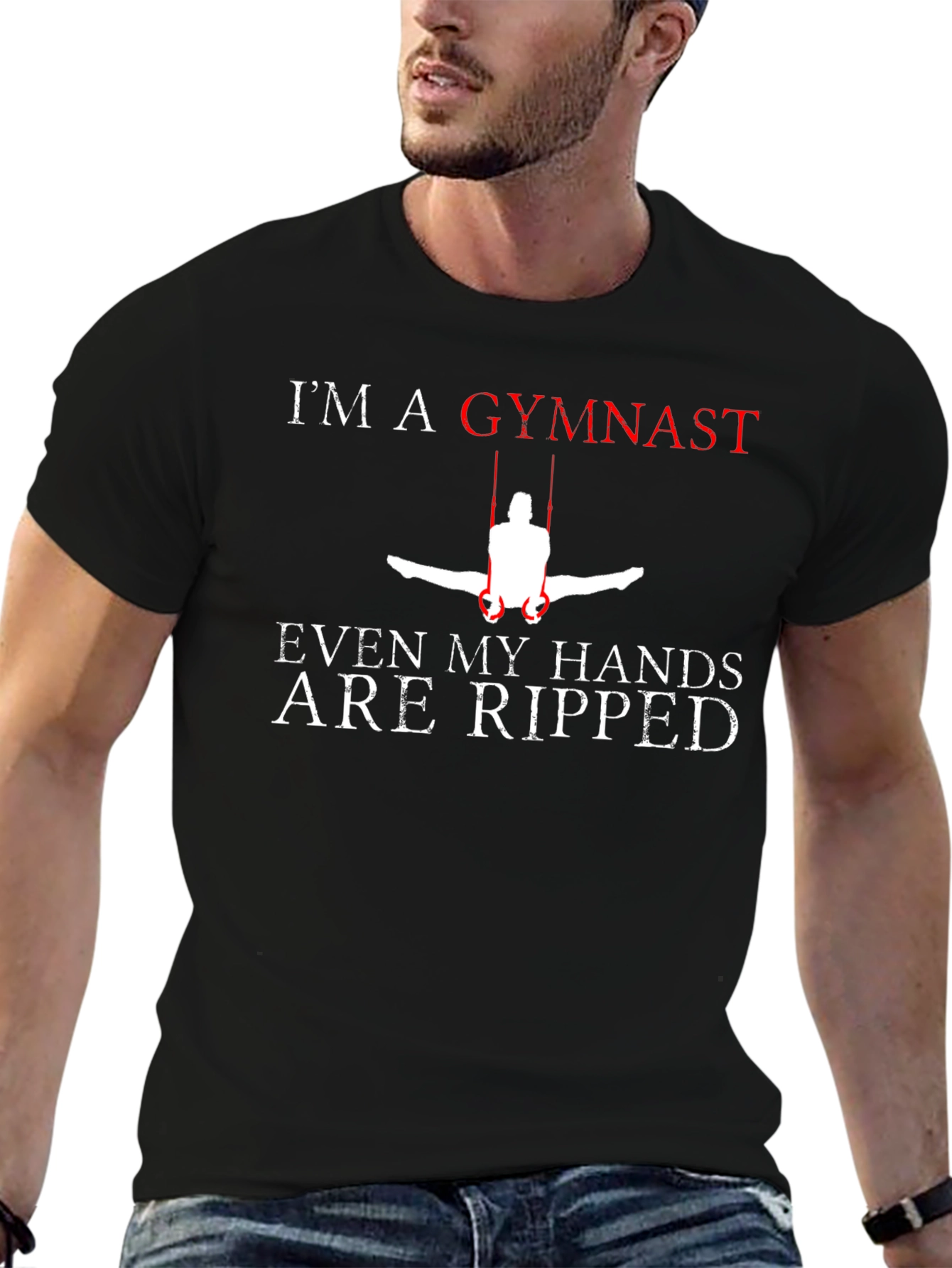 Gymnast Ripped Hands Graphic Tee