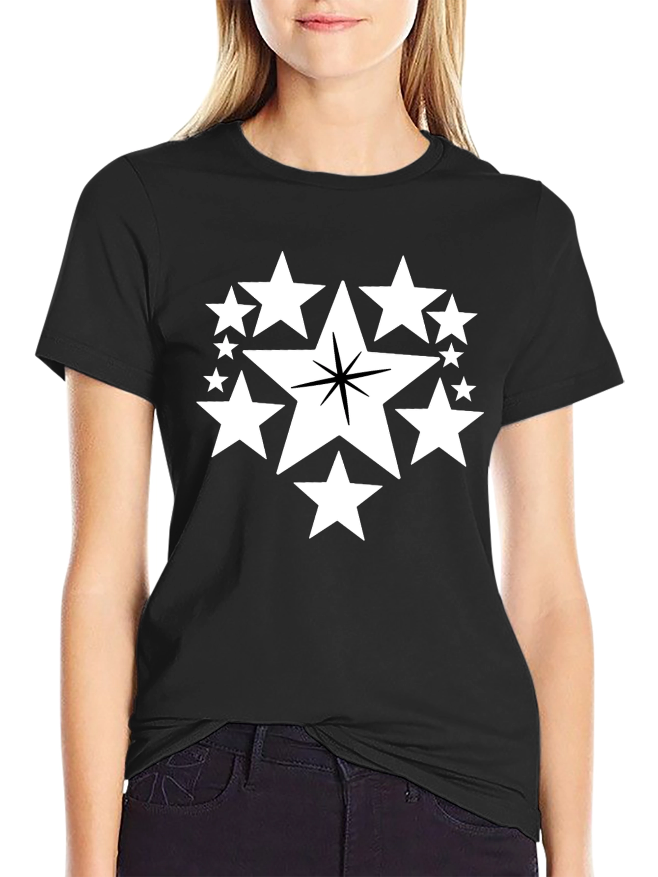 Star Graphic Black T-Shirt
