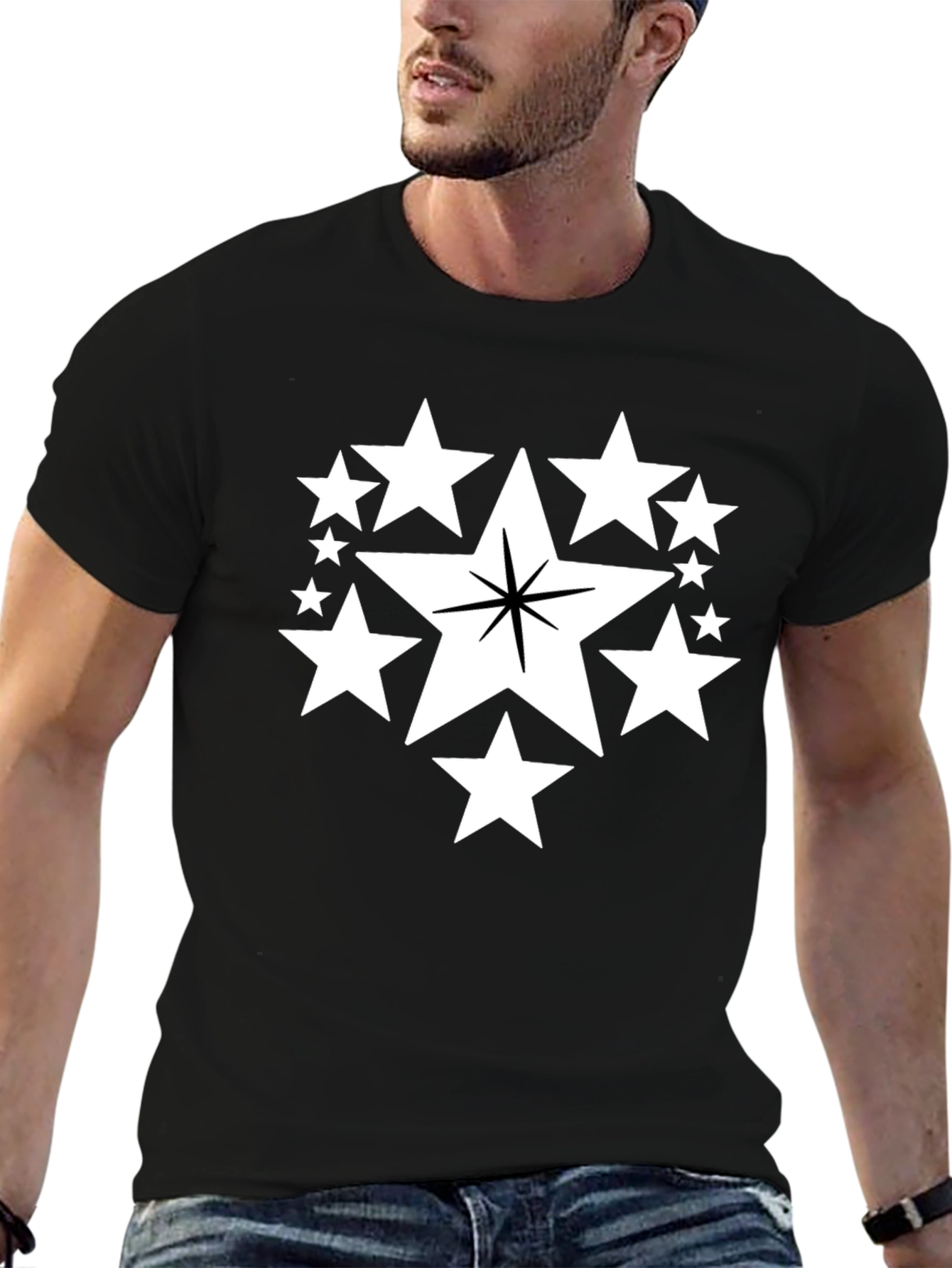 Star Graphic Black T-Shirt