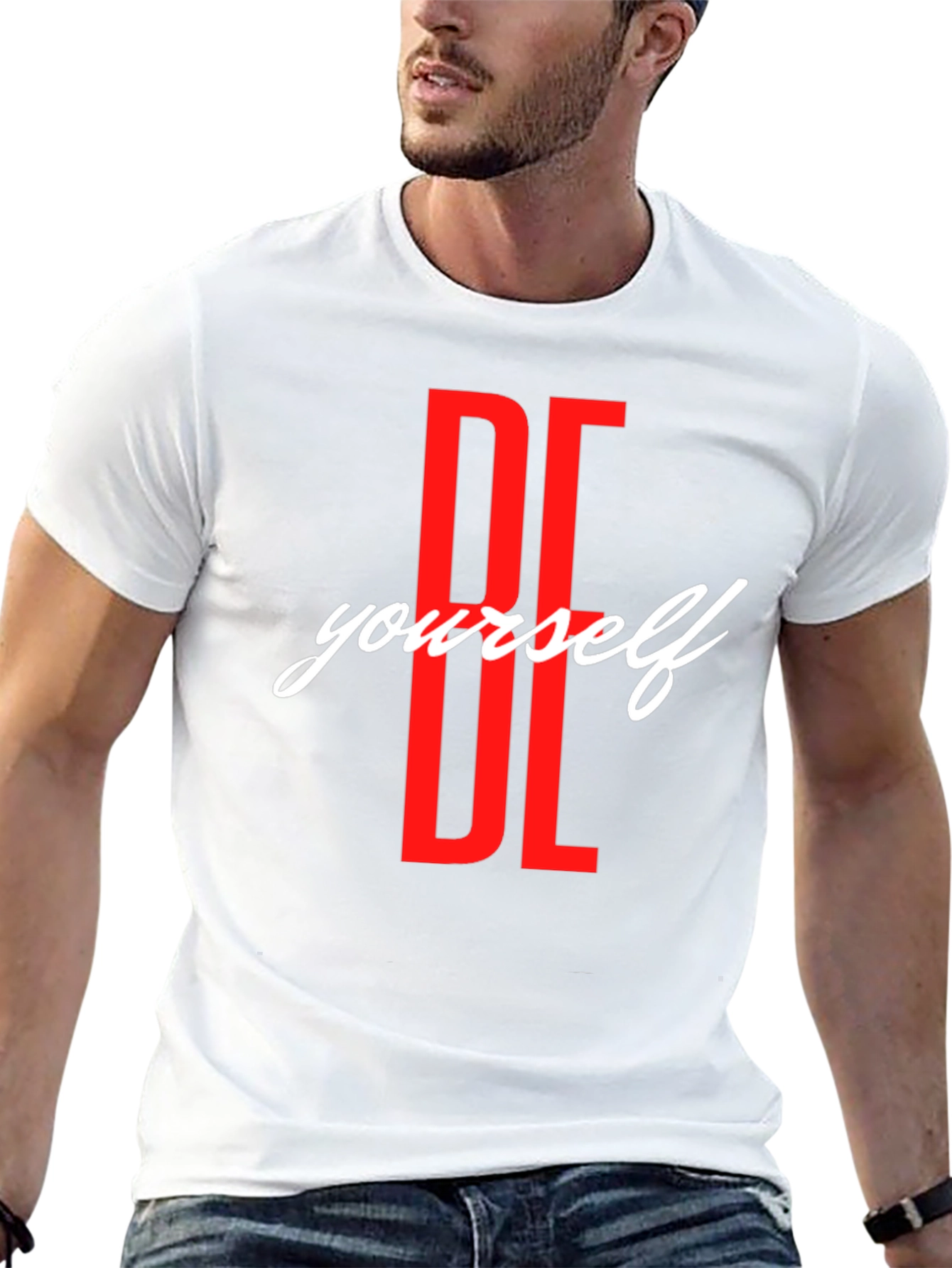 Be Yourself Graphic T-Shirt - Trendy Casual Wear