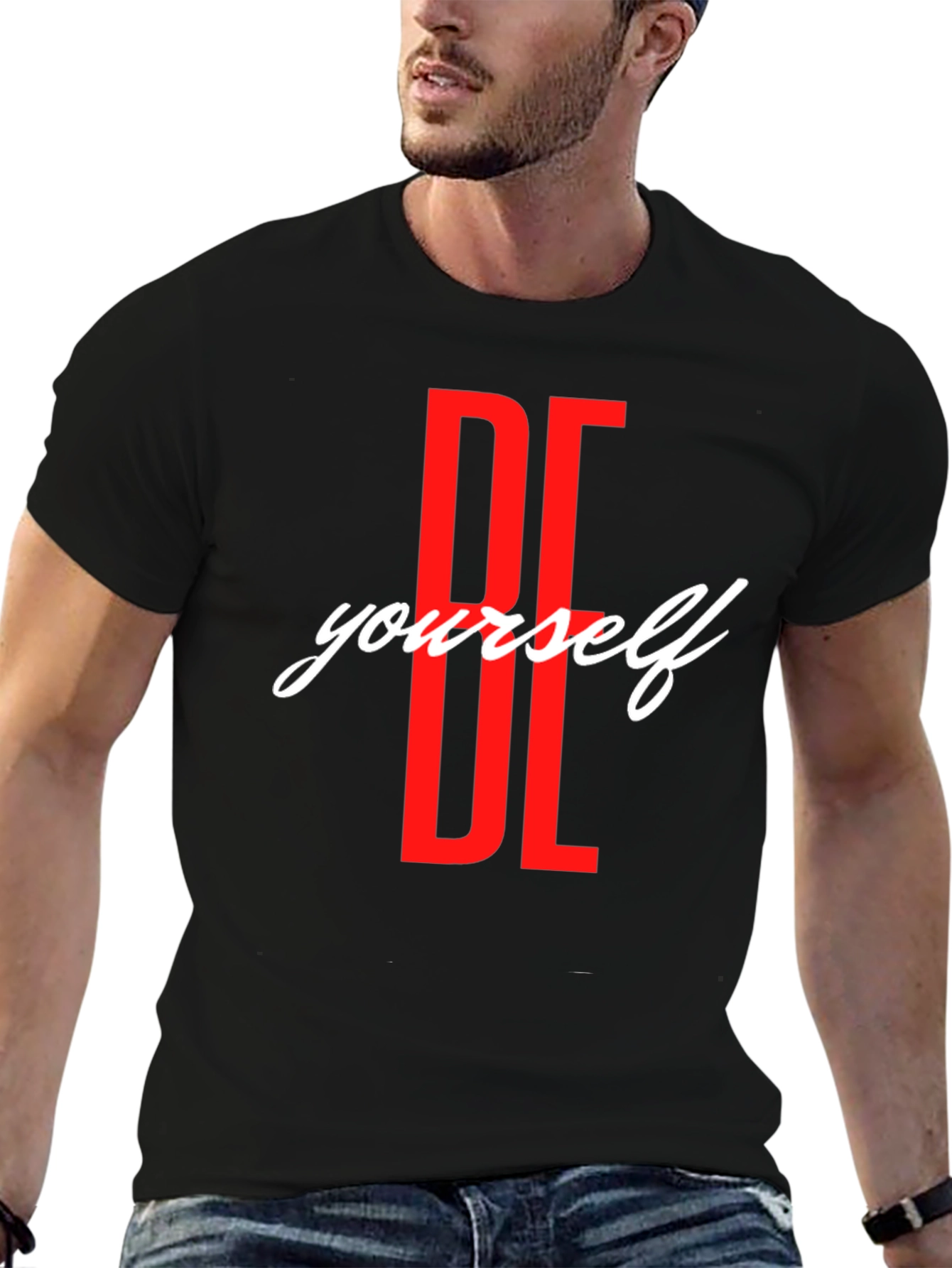 Be Yourself Graphic T-Shirt - Trendy Casual Wear
