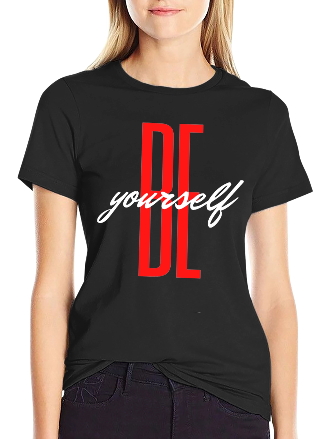 Be Yourself Graphic T-Shirt - Trendy Casual Wear