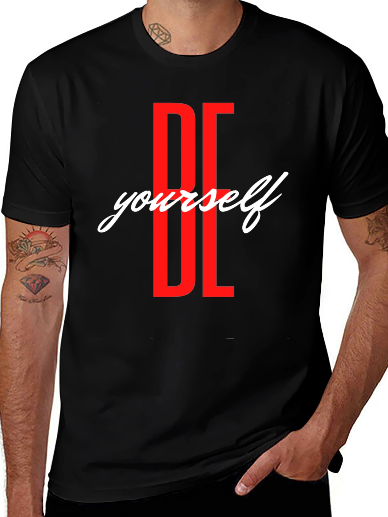 Be Yourself Graphic T-Shirt - Trendy Casual Wear