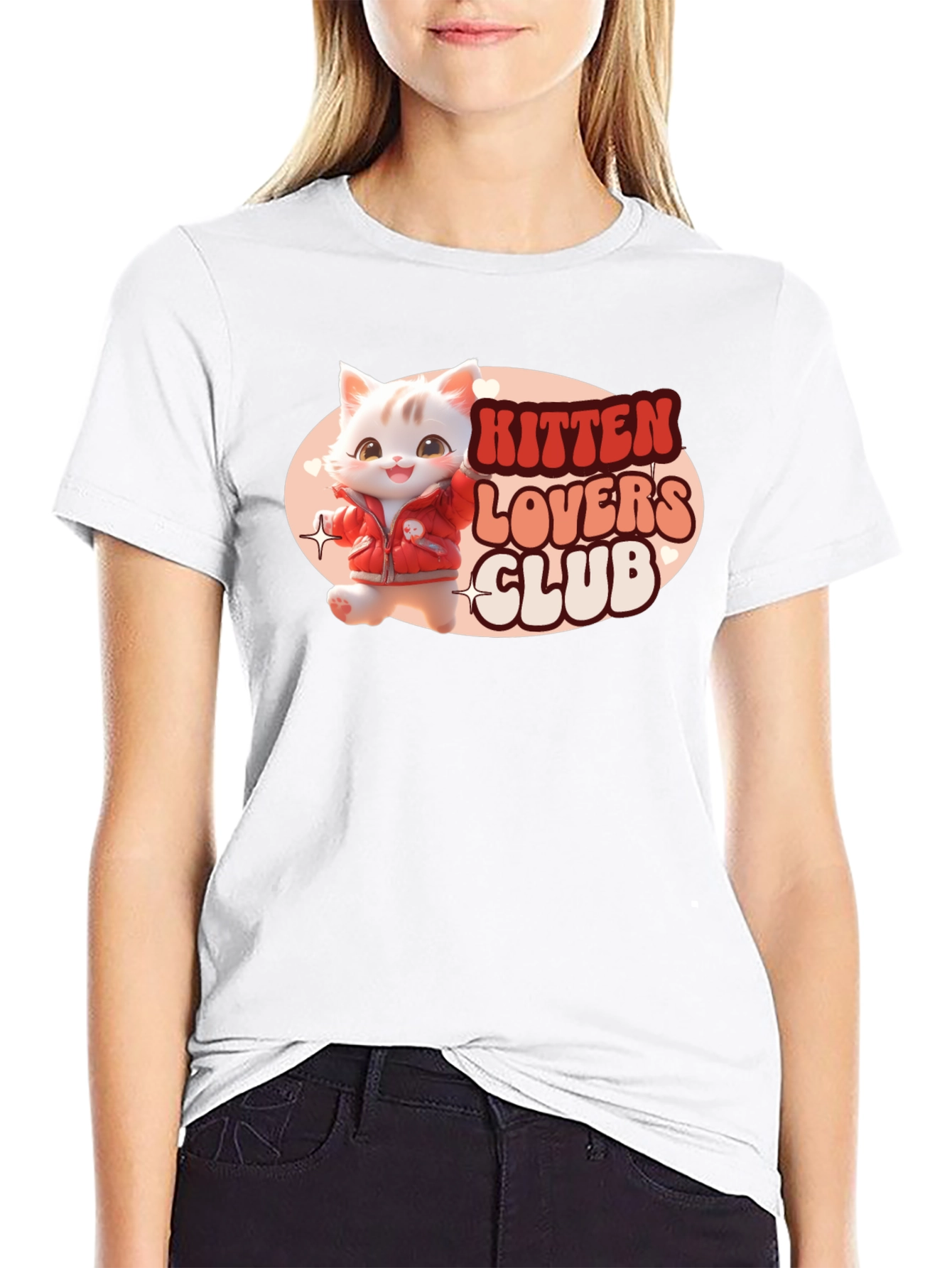 Kitten Lovers Club Black T-Shirt