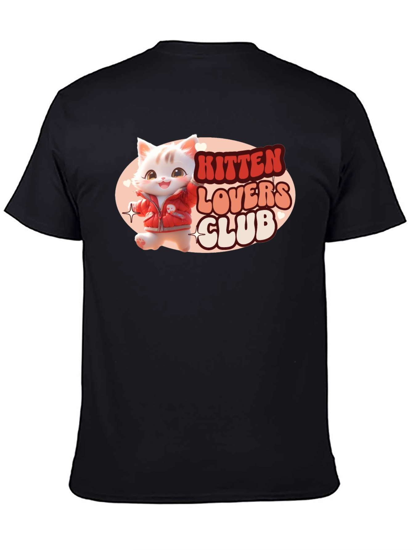 Kitten Lovers Club Black T-Shirt