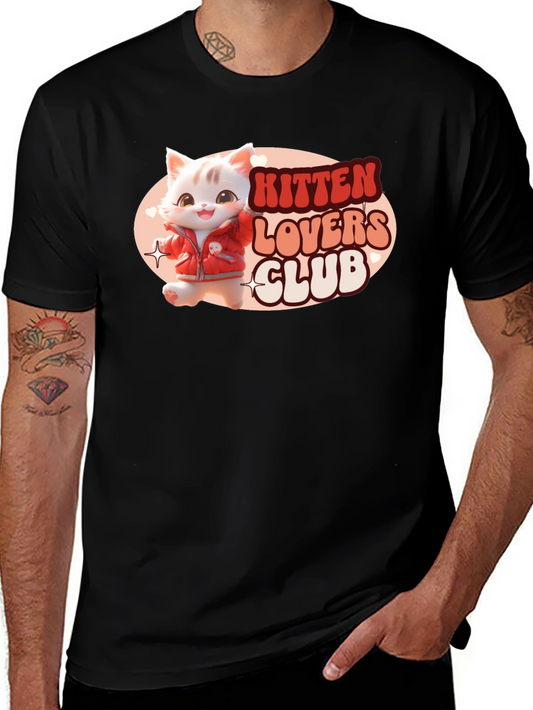 Kitten Lovers Club Black T-Shirt