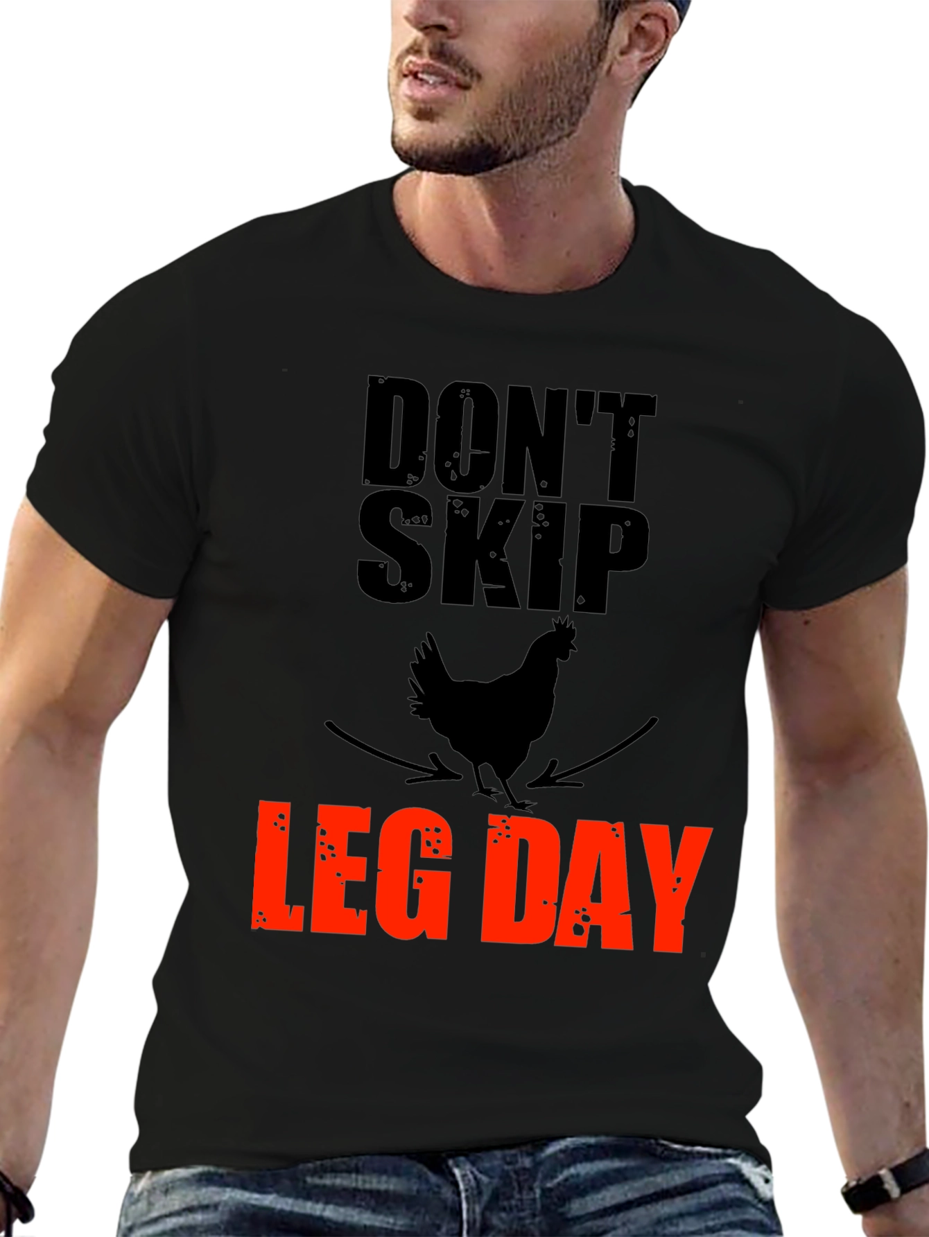 Dont Skip Leg Day Graphic Tee - Gym Motivation