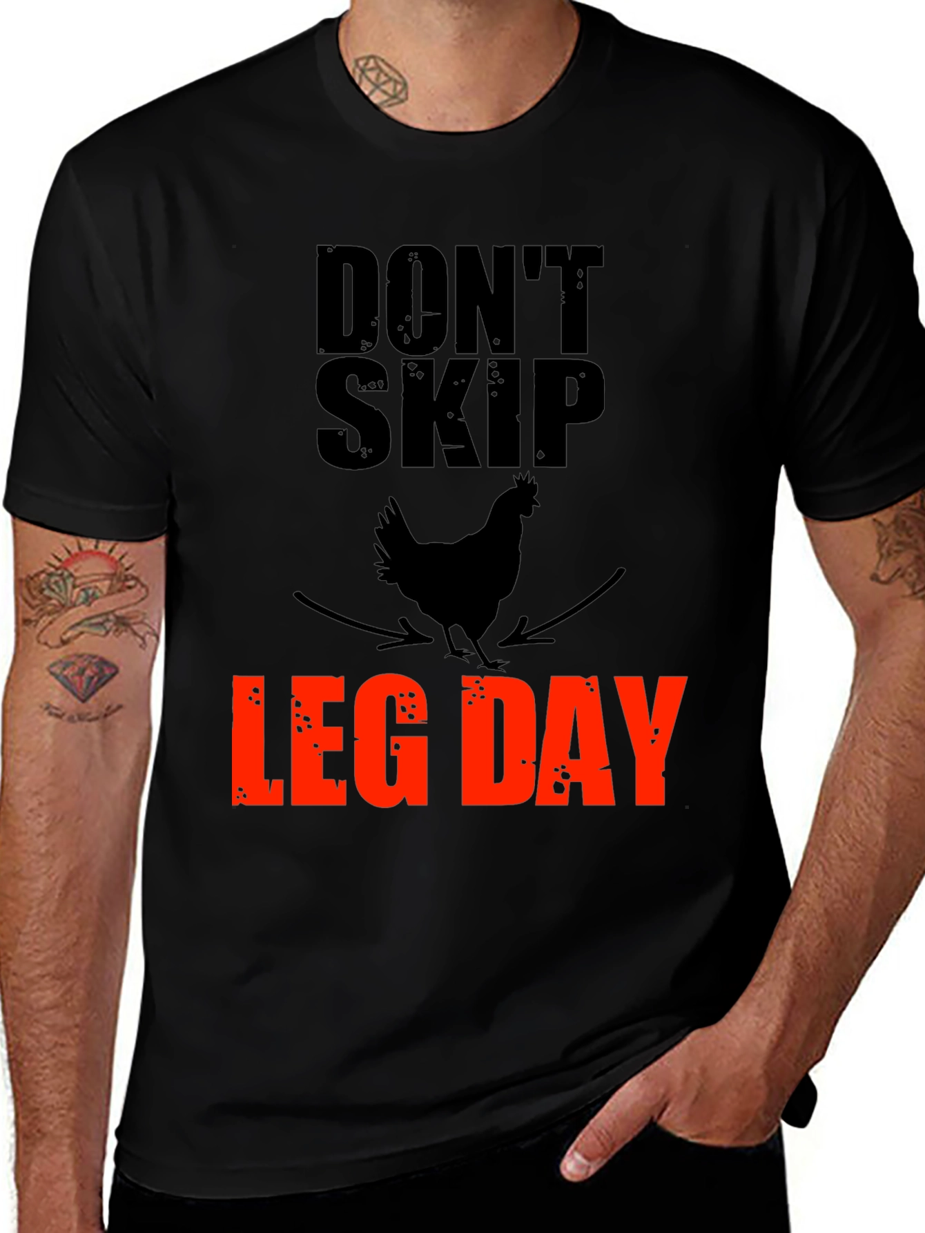 Dont Skip Leg Day Graphic Tee - Gym Motivation