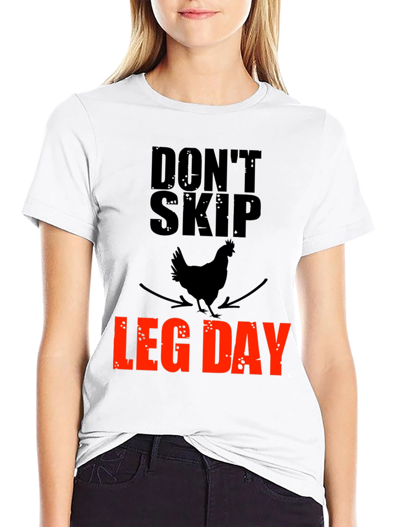 Dont Skip Leg Day Graphic Tee - Gym Motivation