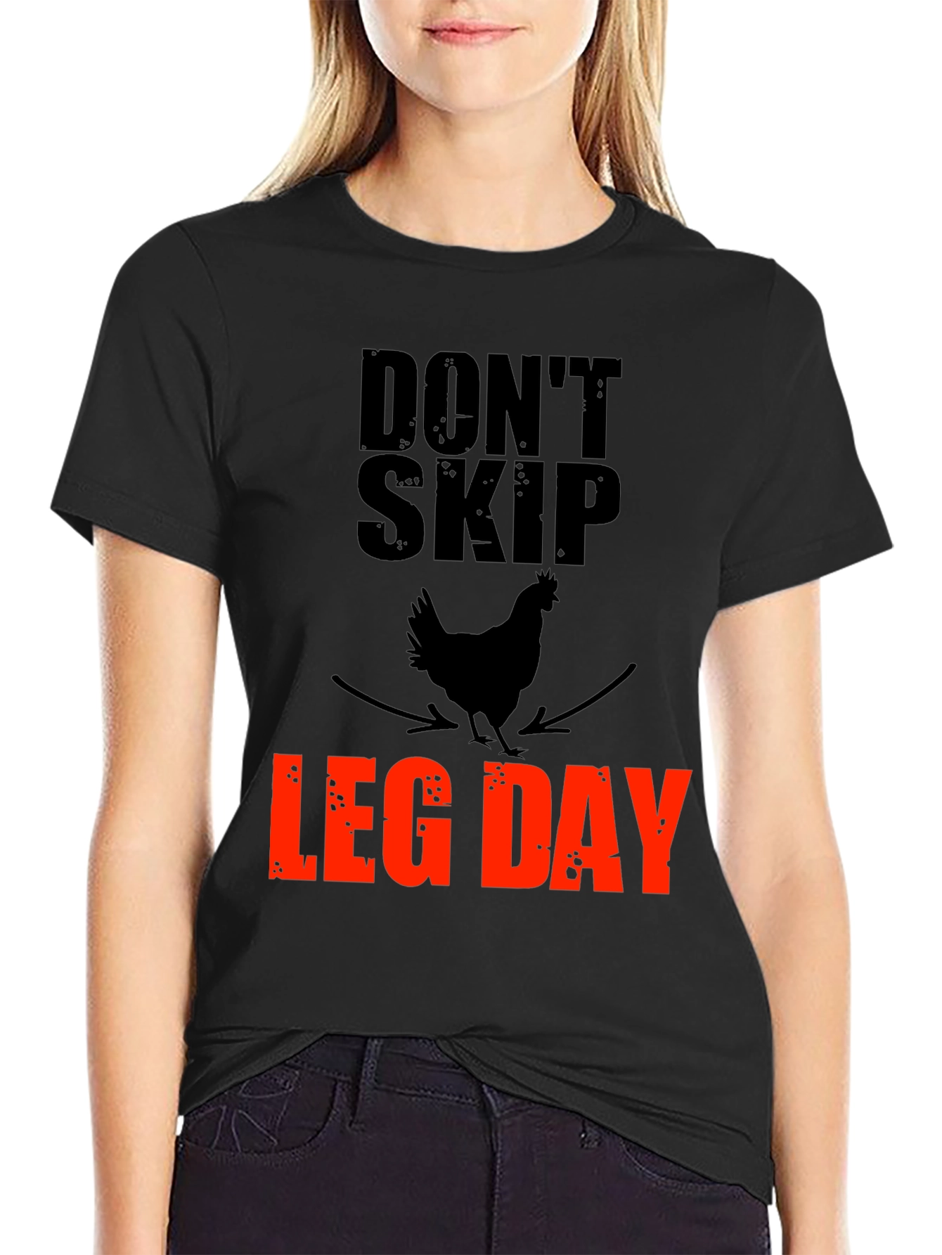 Dont Skip Leg Day Graphic Tee - Gym Motivation