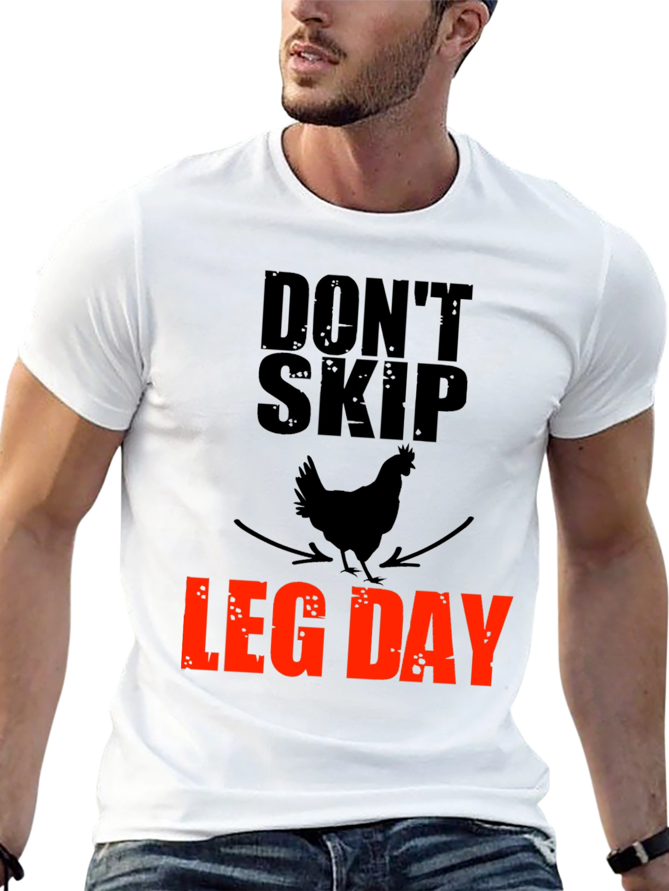 Dont Skip Leg Day Graphic Tee - Gym Motivation