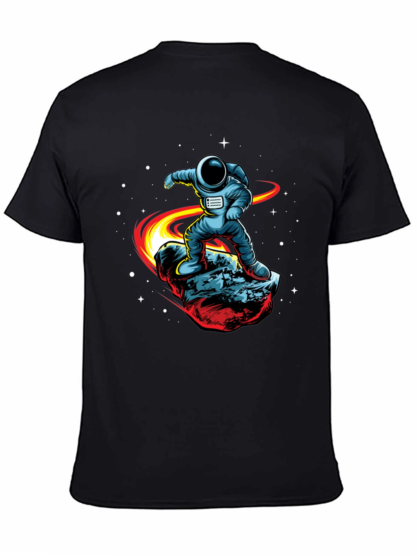 Astronaut Surfing T-Shirt - Cosmic Rider