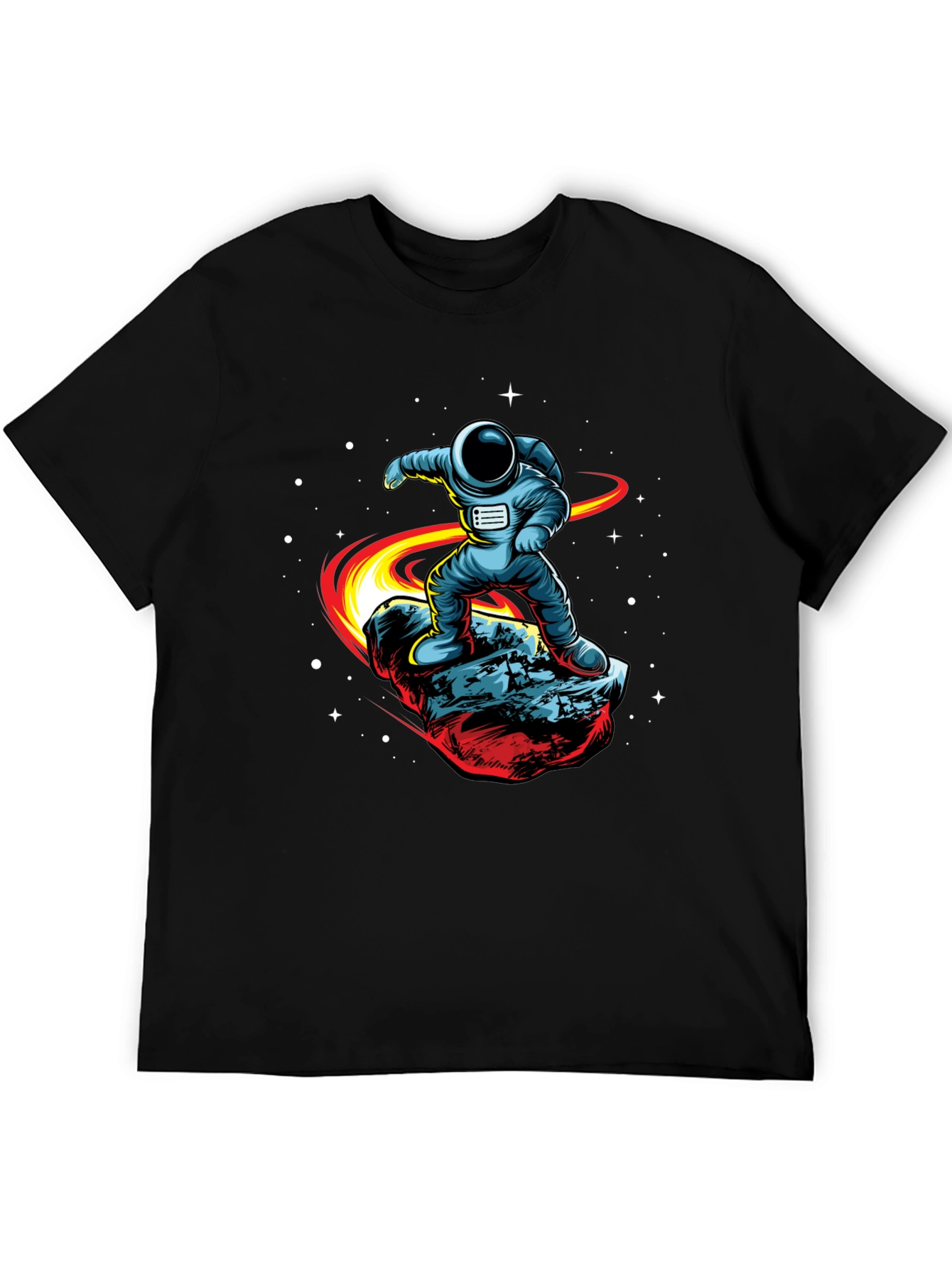 Astronaut Surfing T-Shirt - Cosmic Rider