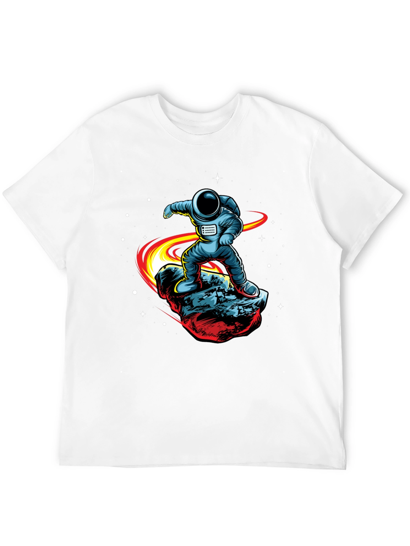 Astronaut Surfing T-Shirt - Cosmic Rider