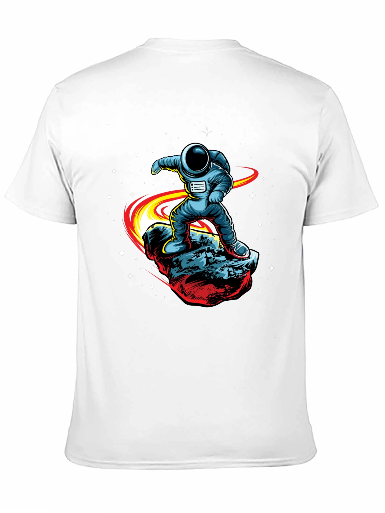 Astronaut Surfing T-Shirt - Cosmic Rider
