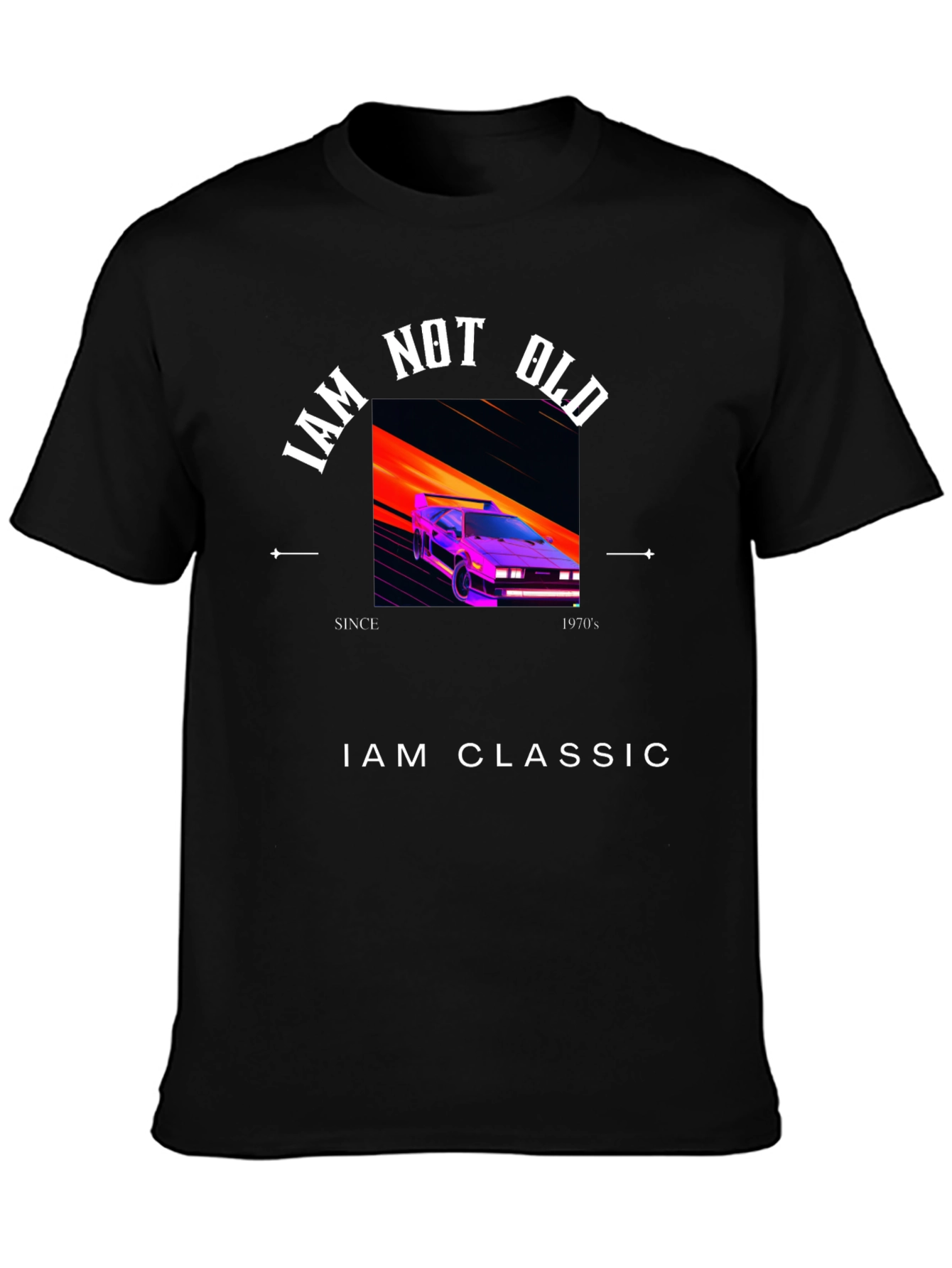 Retro 80s Inspired Graphic Tee - I am Classic