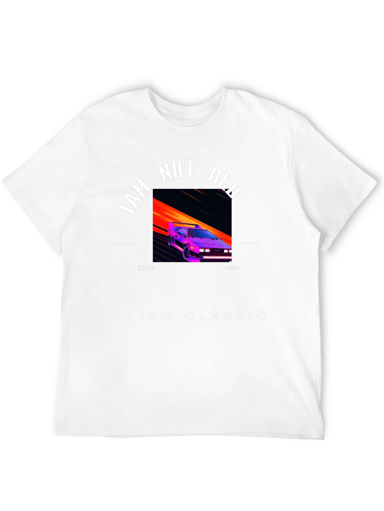 Retro 80s Inspired Graphic Tee - I am Classic
