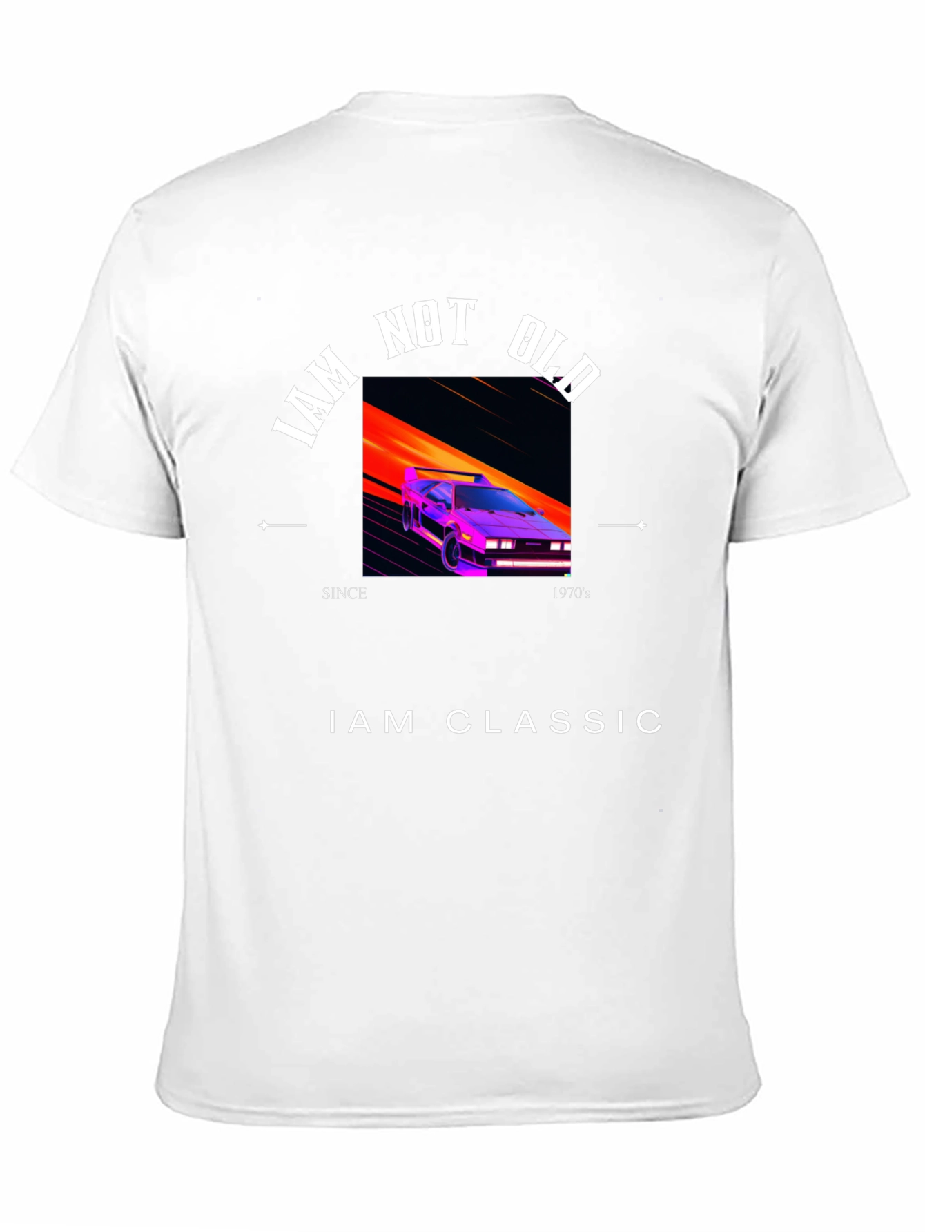 Retro 80s Inspired Graphic Tee - I am Classic