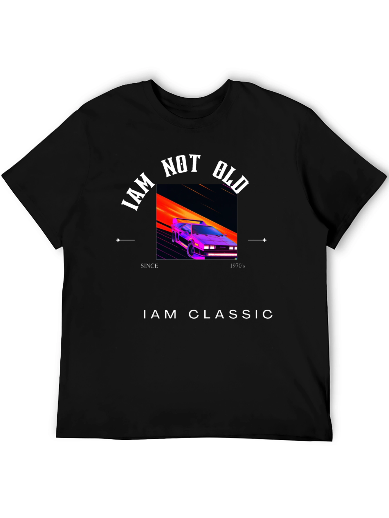 Retro 80s Inspired Graphic Tee - I am Classic