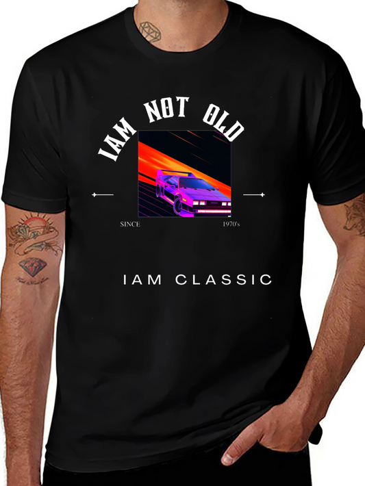 Retro 80s Inspired Graphic Tee - I am Classic