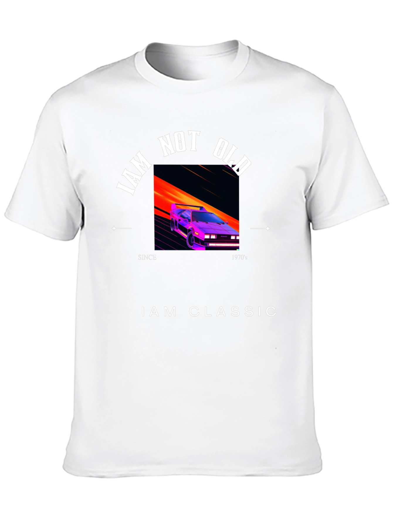Retro 80s Inspired Graphic Tee - I am Classic