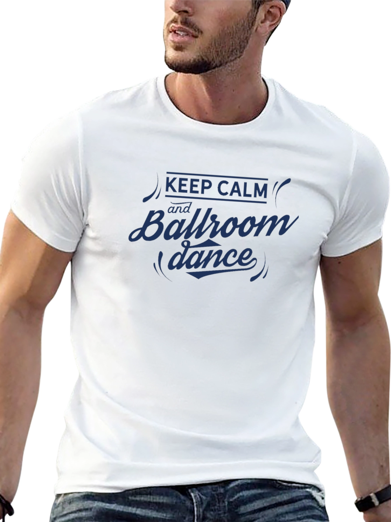 Keep Calm Ballroom Dance Graphic T-Shirt