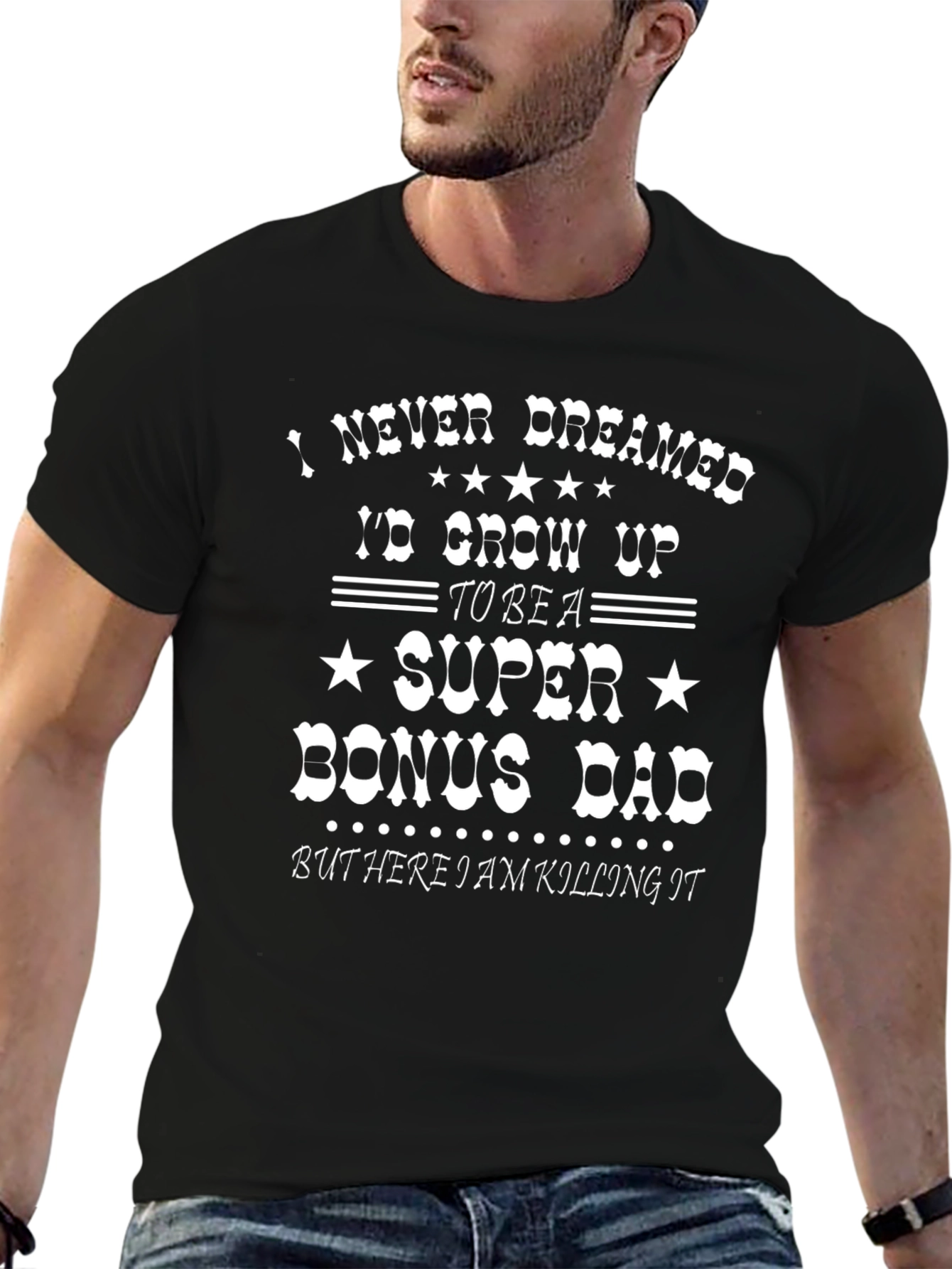 Super Bonus Dad Graphic T-Shirt