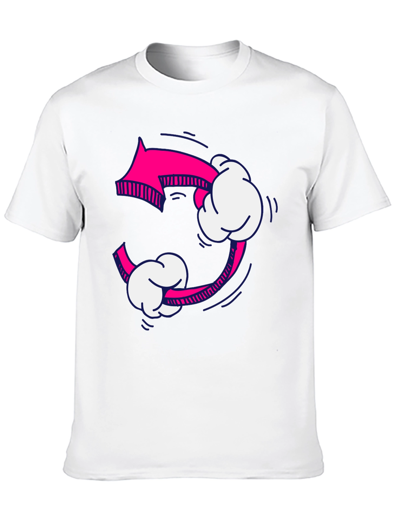 Pink Arrow Recycle Graphic Tee