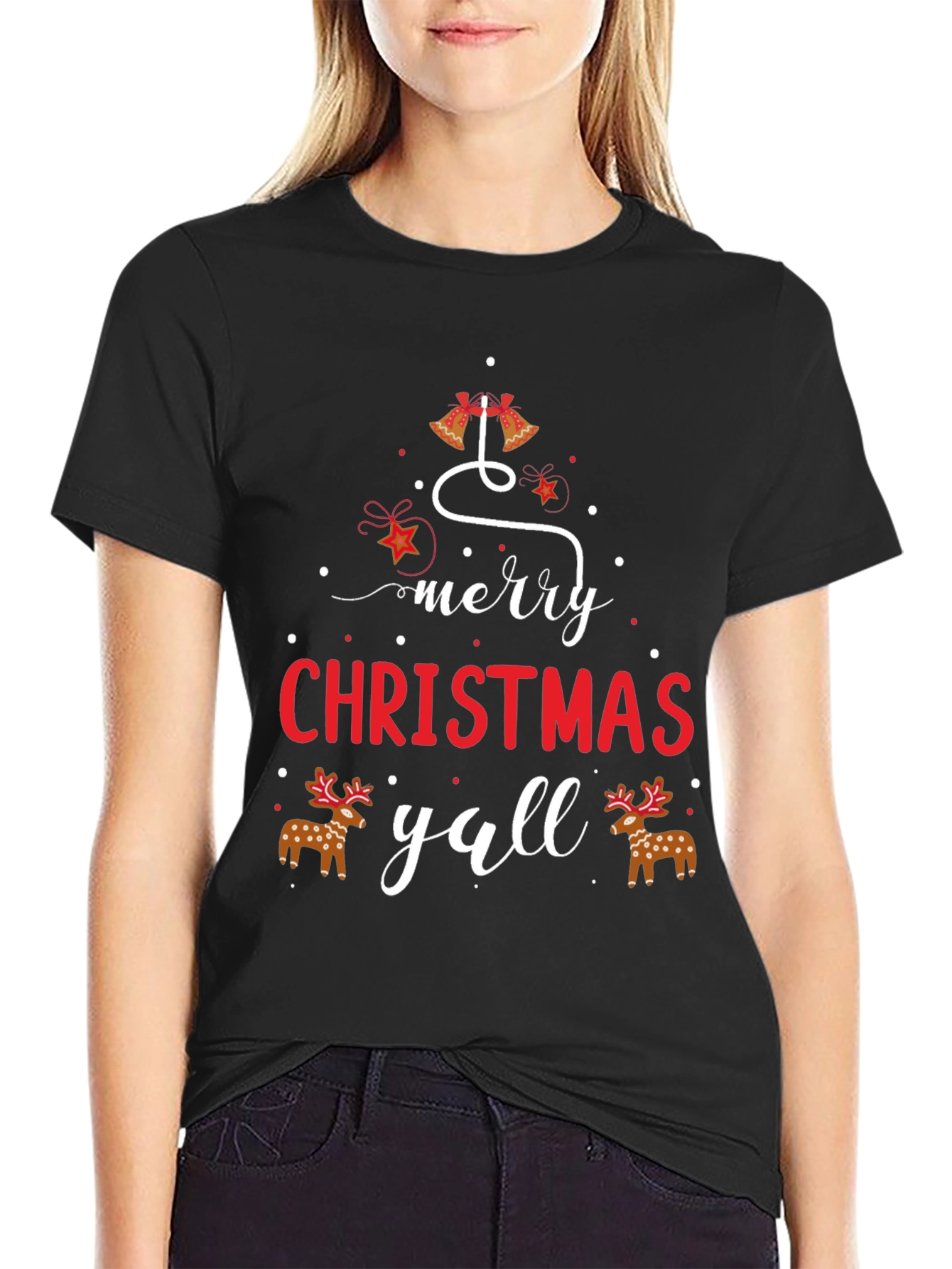 Merry Christmas Yall Holiday Tee
