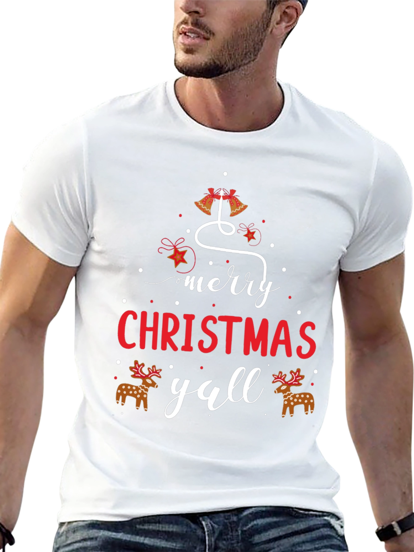 Merry Christmas Yall Holiday Tee