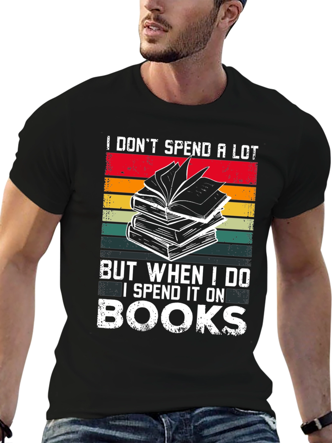 Book Lover T-Shirt - I Spend It On Books