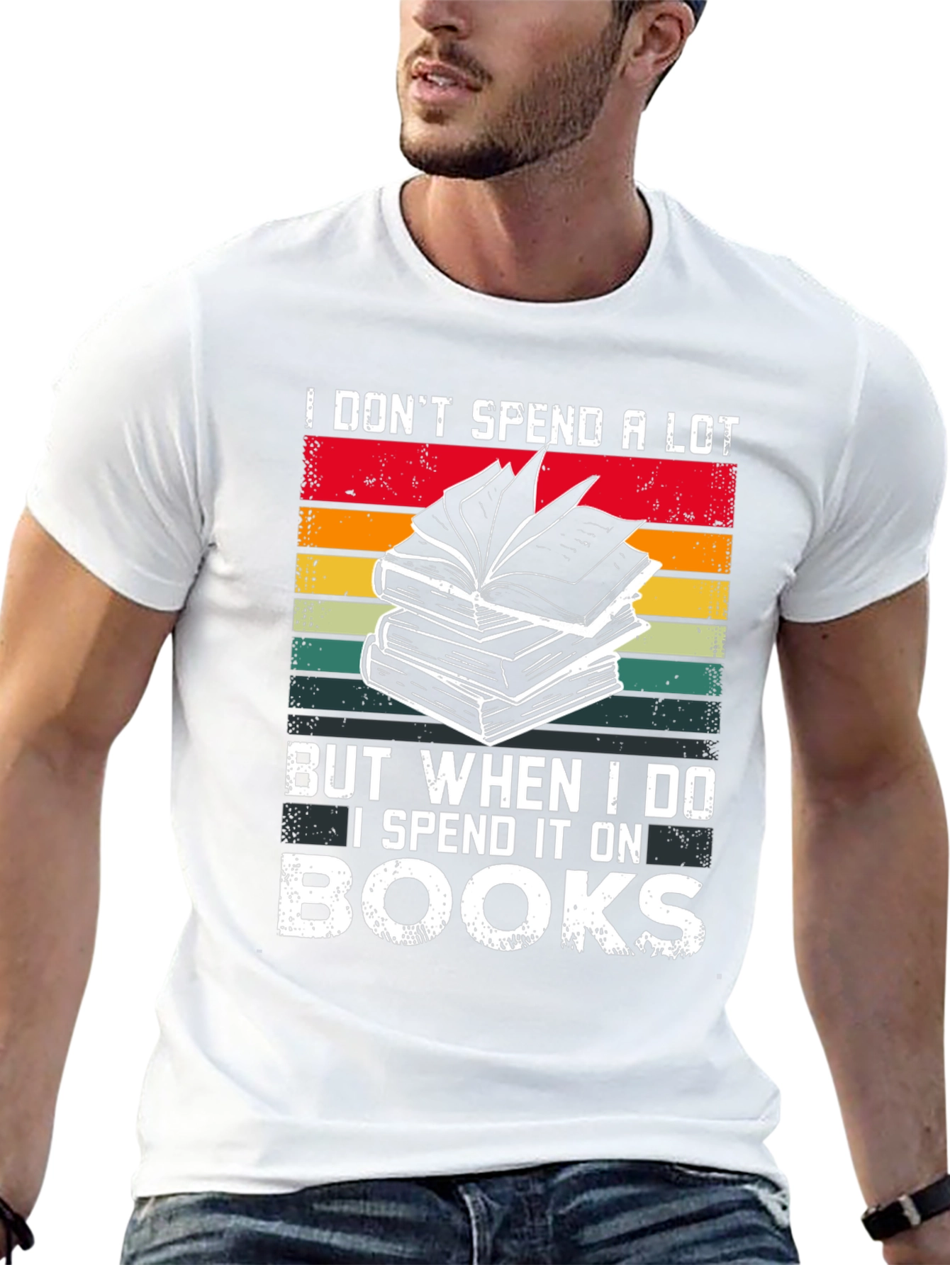 Book Lover T-Shirt - I Spend It On Books