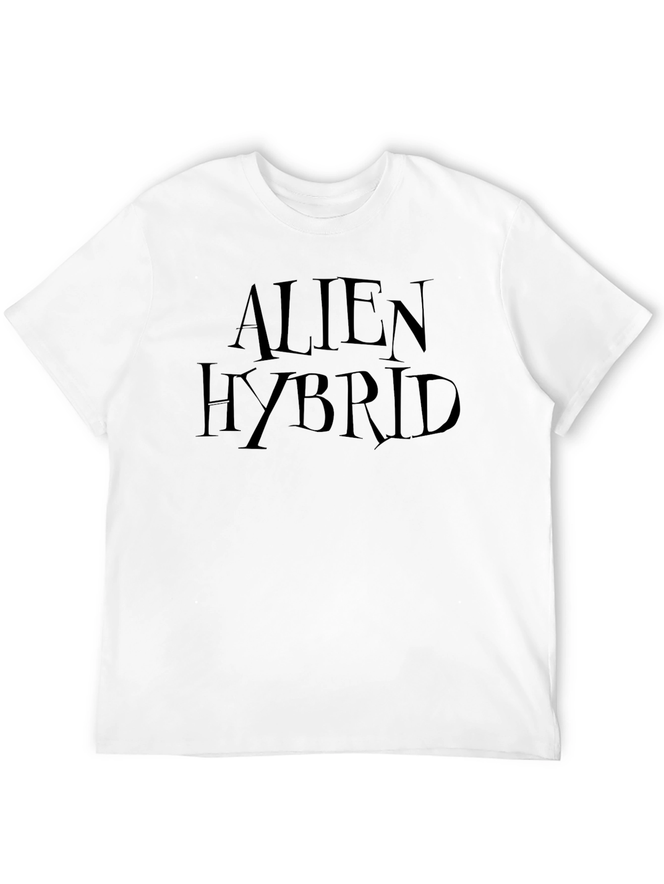 Alien Hybrid Black Graphic Tee - Soft Cotton Blend
