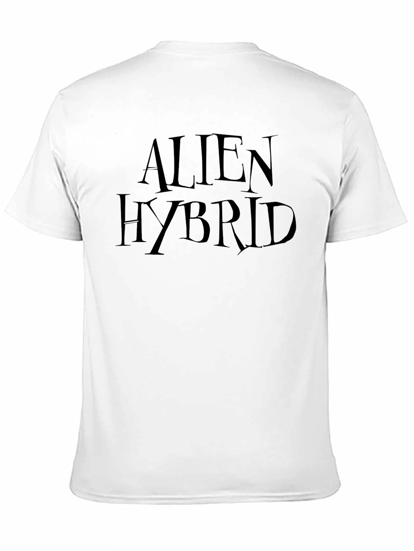 Alien Hybrid Black Graphic Tee - Soft Cotton Blend