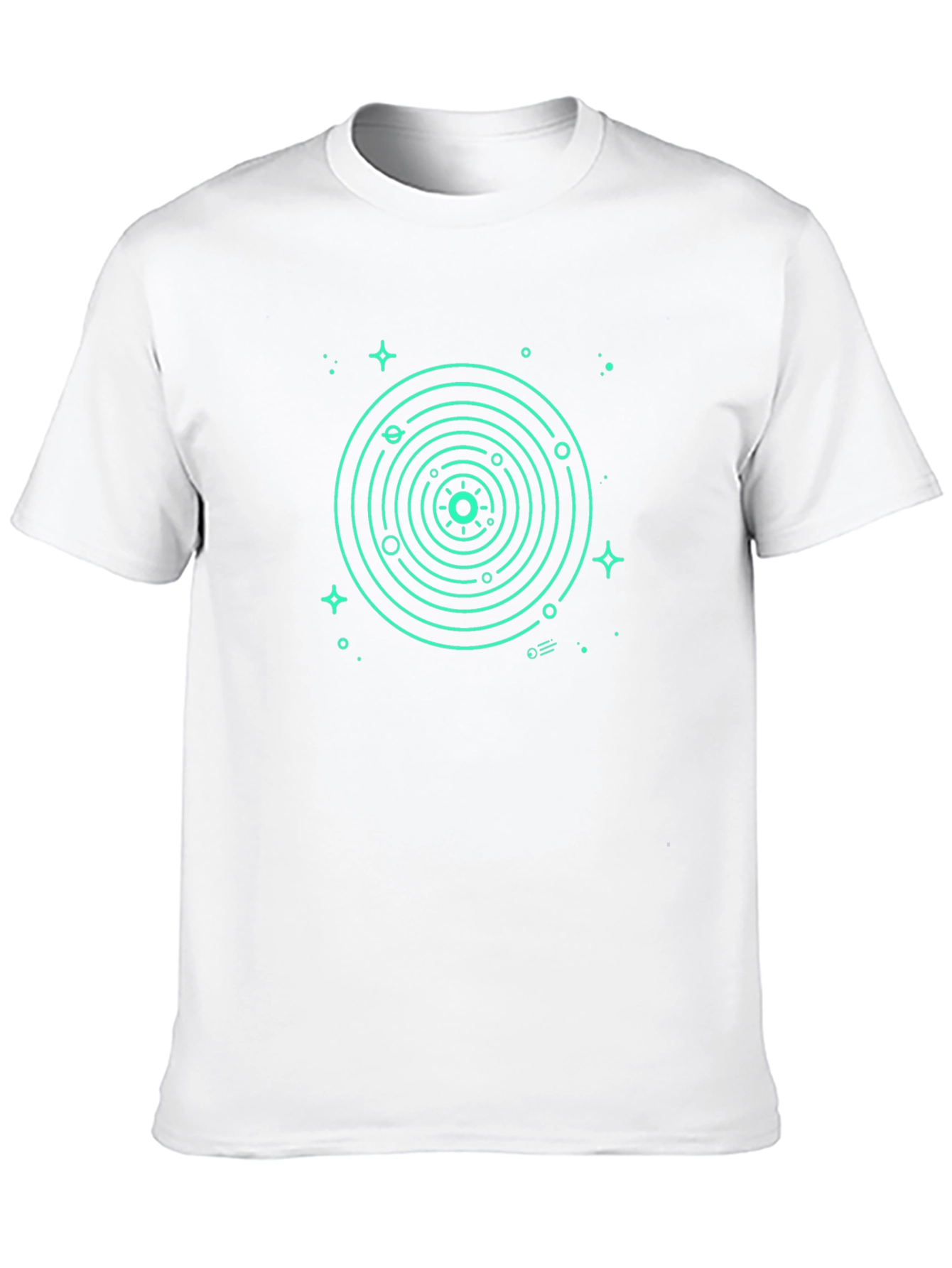 Cosmic Orbit Black T-Shirt