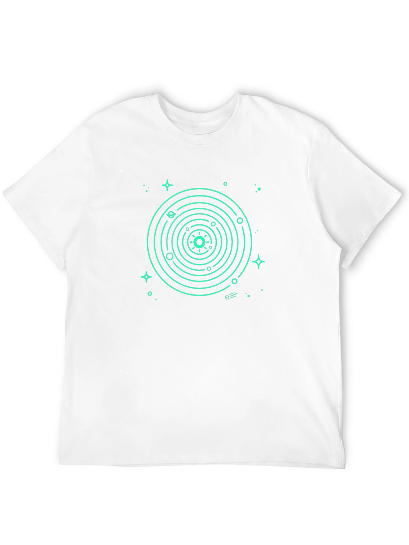 Cosmic Orbit Black T-Shirt