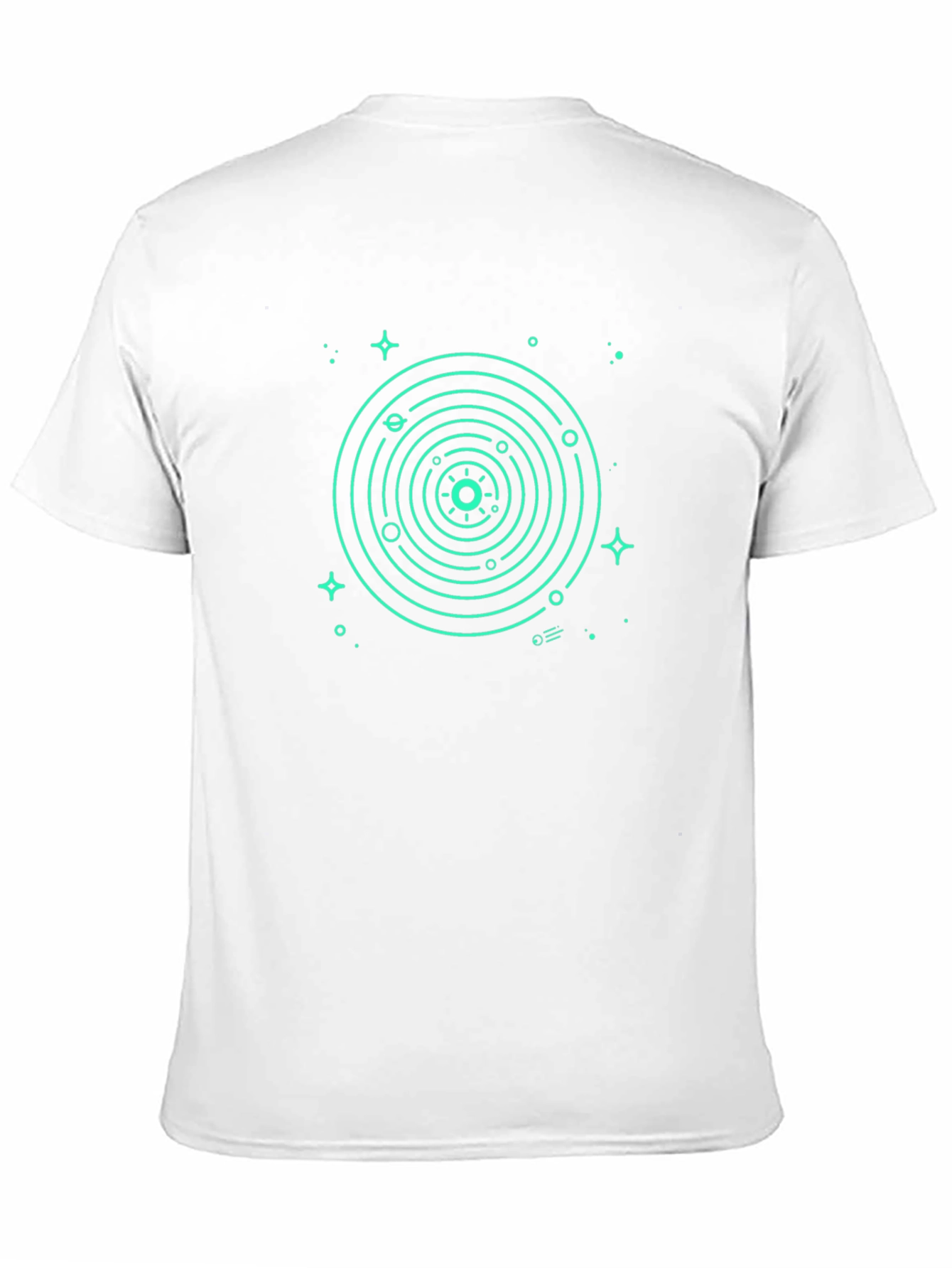 Cosmic Orbit Black T-Shirt