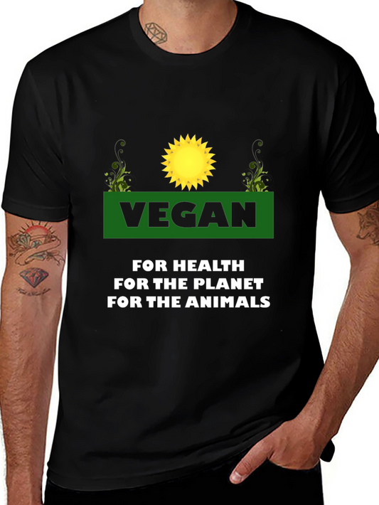 Vegan T-Shirt - For Health Planet Animals